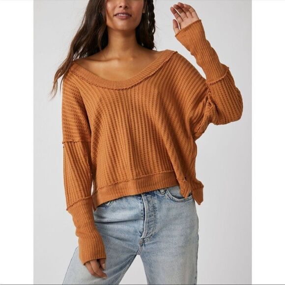 Free People Tops - NWT Free People New Magic Thermal / Pretty Penny